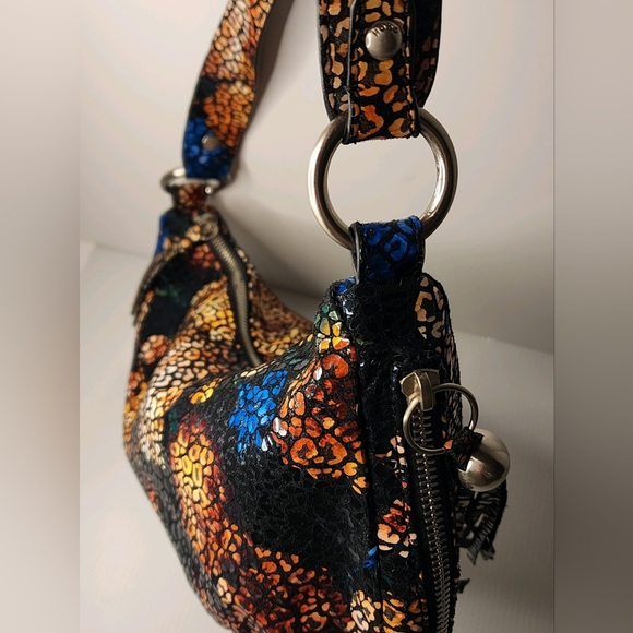 HOBO Bright & Light Genuine Leather Gabor Hydrangea Shoulder Bag Purse - Picture 5 of 15